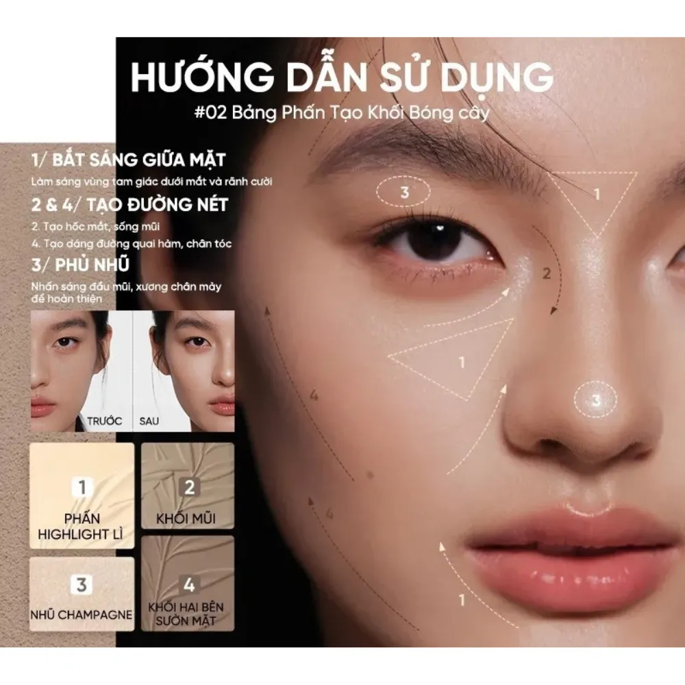 Phấn bắt sáng & tạo khối Judydoll 9g (nhiều màu)