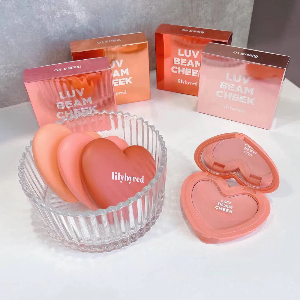 Phấn má hồng Lilybyred 01 hồng cam đào/02 hồng sữa/05 đỏ hồng đất 4.7g