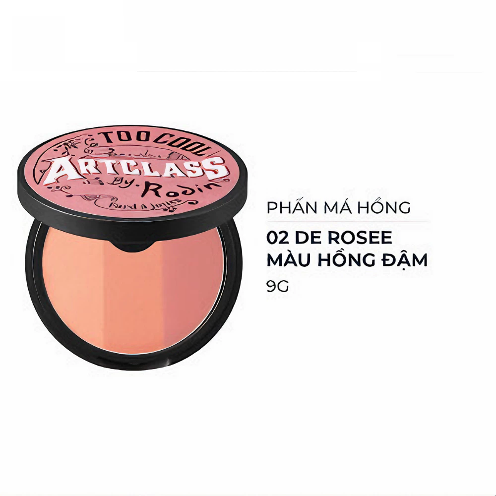 Phấn má hồng Too Cool For School 02 màu hồng đậm/03 màu hồng nhạt 9g