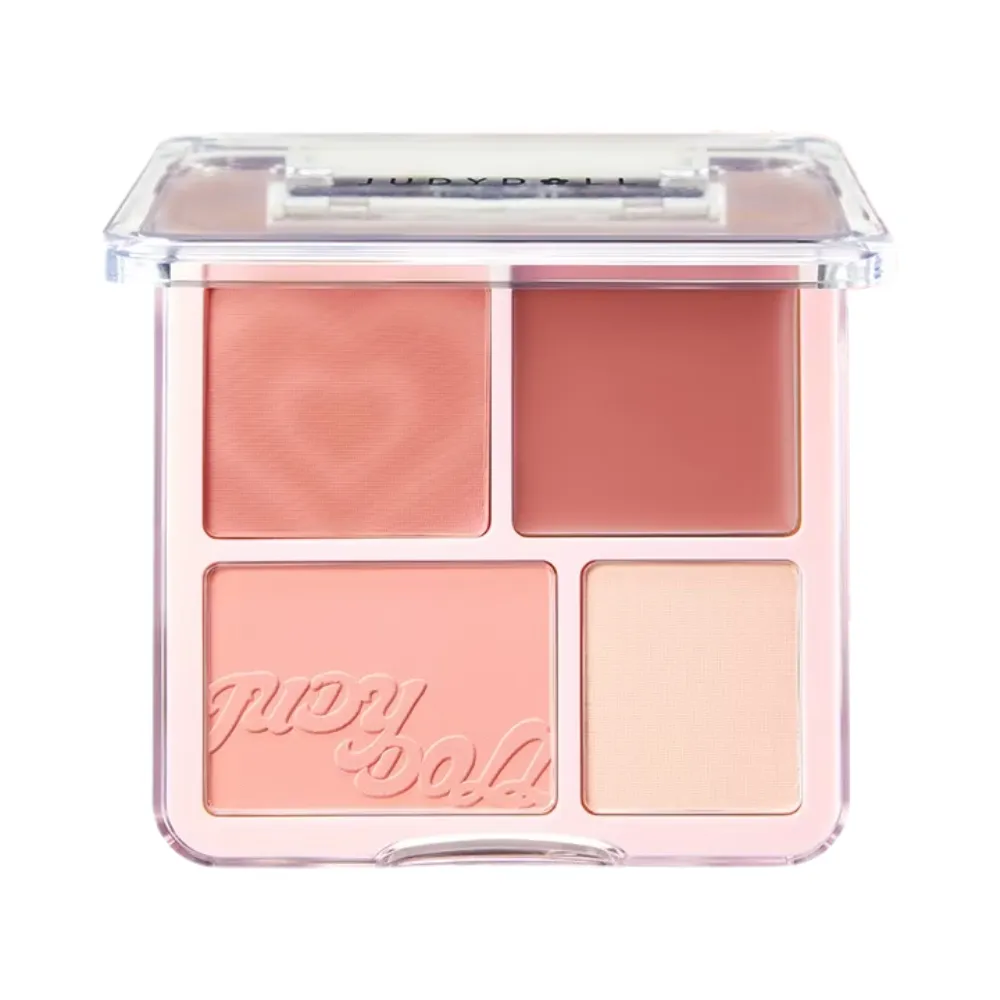 Phấn má & phấn bắt sáng 4 ô Judydoll 9g (nhiều màu)