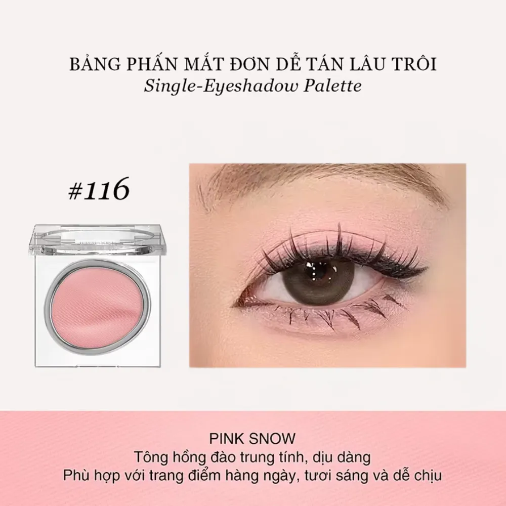 Phấn mắt đơn Joocyee 1.8g (nhiều màu)