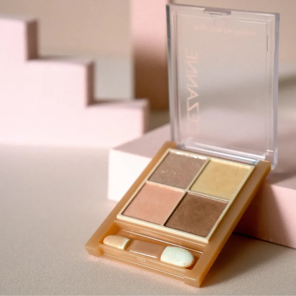 Phấn mắt 4 ô Cezanne Beige 4.3g