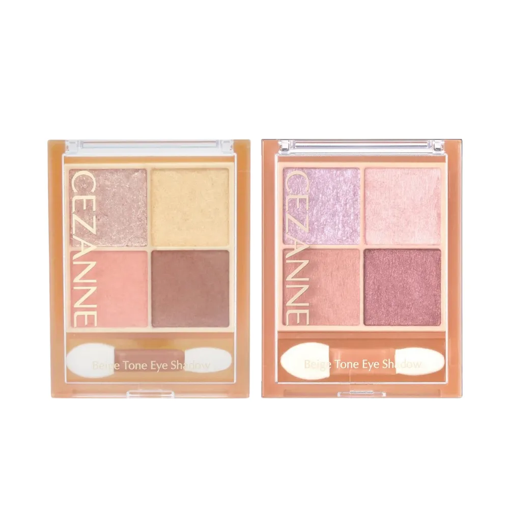 Phấn mắt 4 ô Cezanne Beige 4.3g
