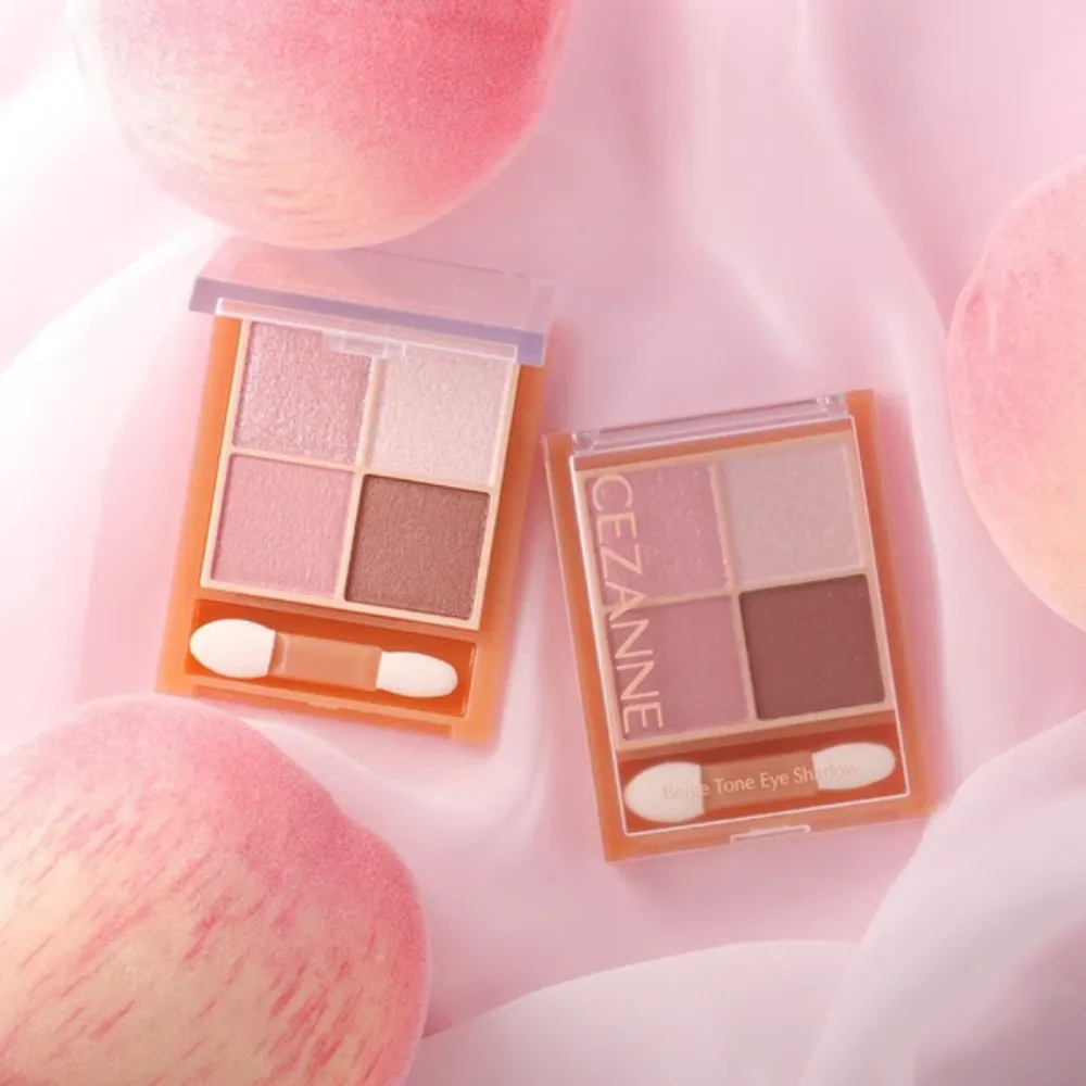 Phấn mắt 4 ô Cezanne Beige 4.3g