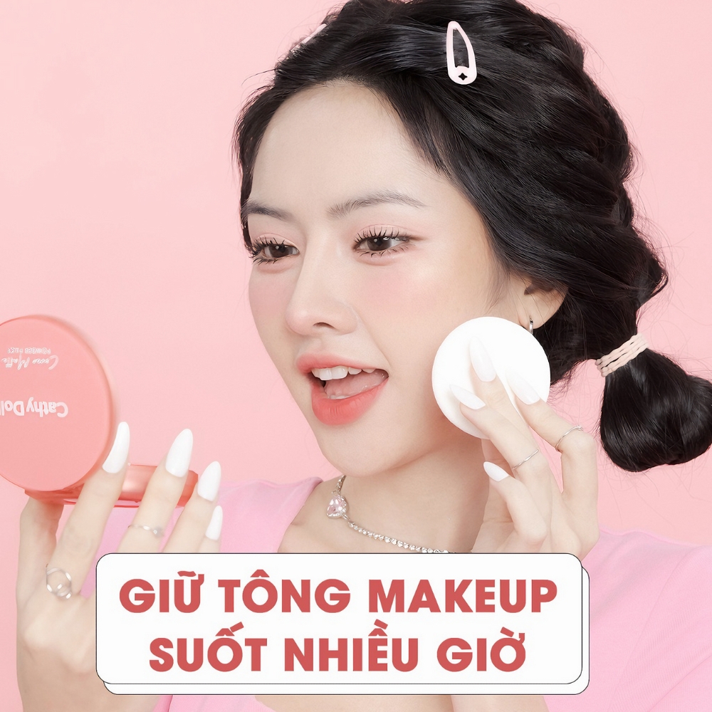 Phấn nền Cathy Doll mịn lì 01/02/03 cho da sáng hồng/da sáng/da trung bình 12g
