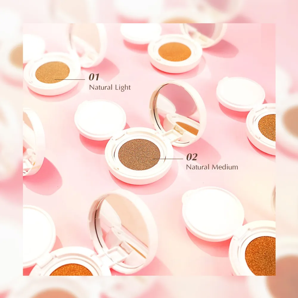 Phấn nước Silkygirl tông tự nhiên 01 natural medium 15g