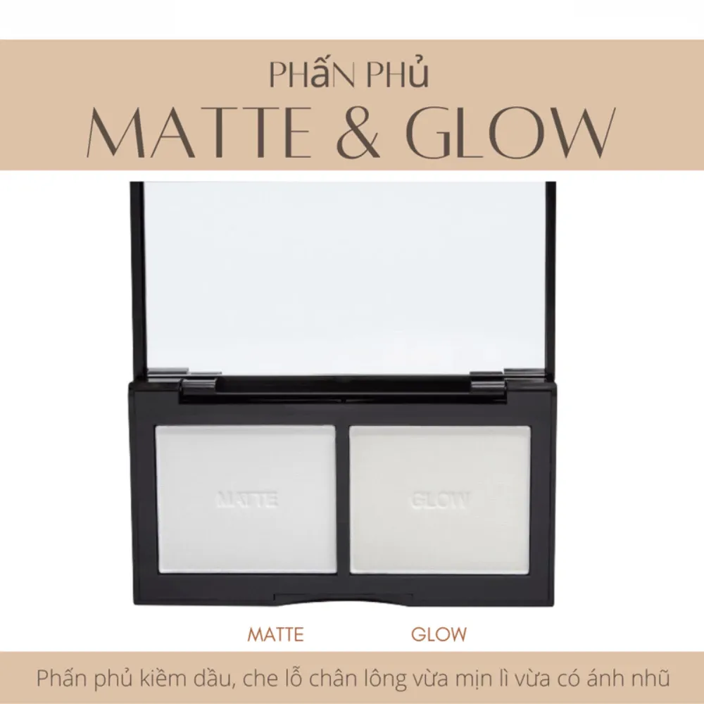 Phấn phủ Australis mìn lì ánh nhũ 9g