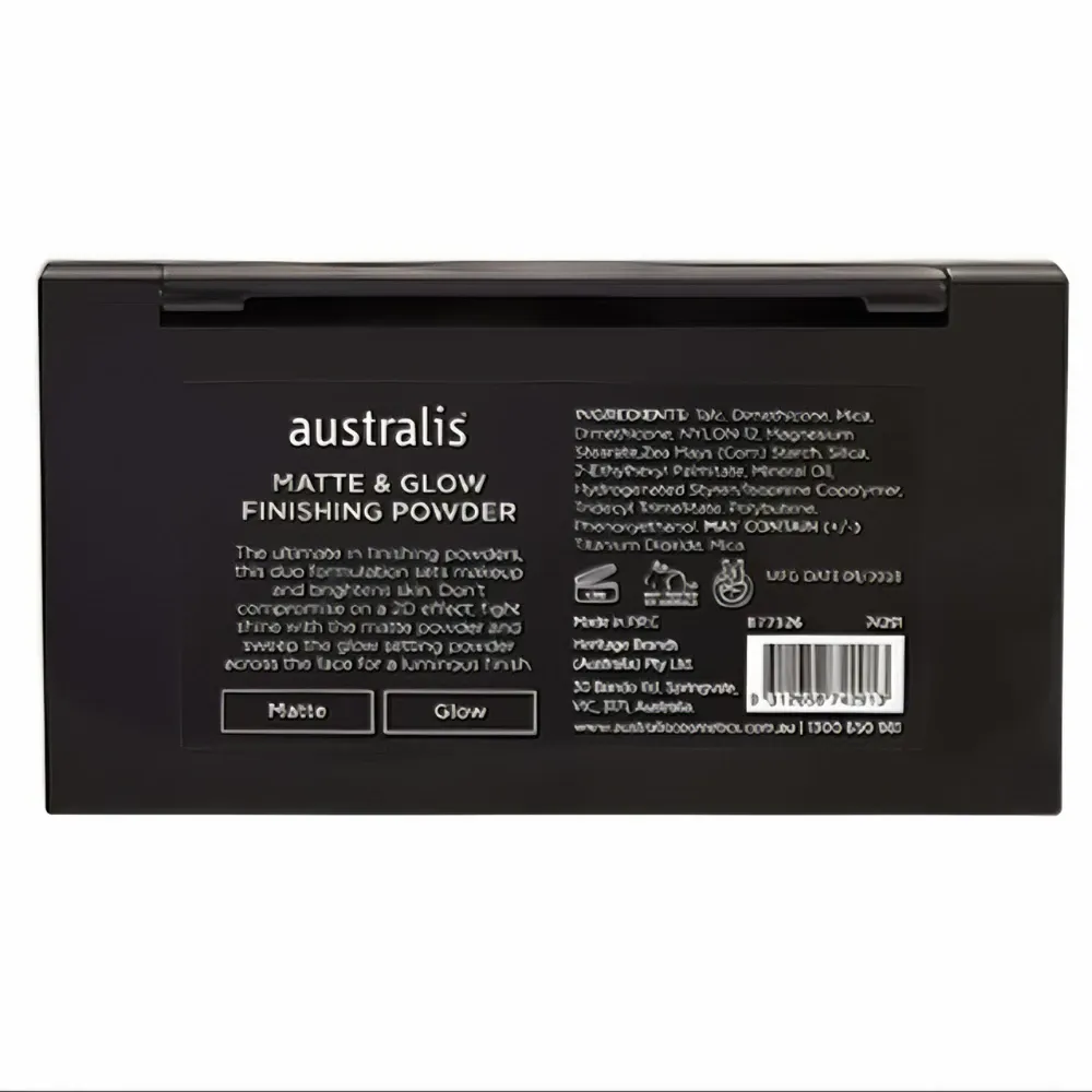 Phấn phủ Australis mìn lì ánh nhũ 9g