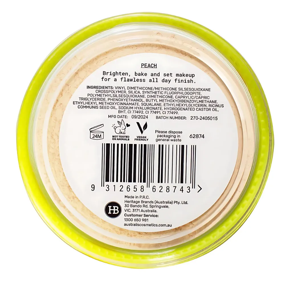 Phấn phủ Australis dạng bột 3.6g