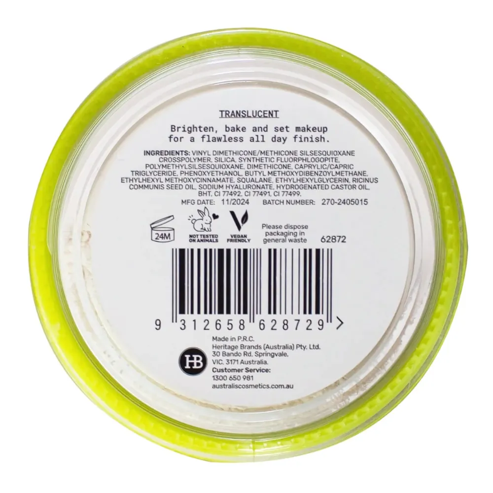 Phấn phủ Australis dạng bột 3.6g