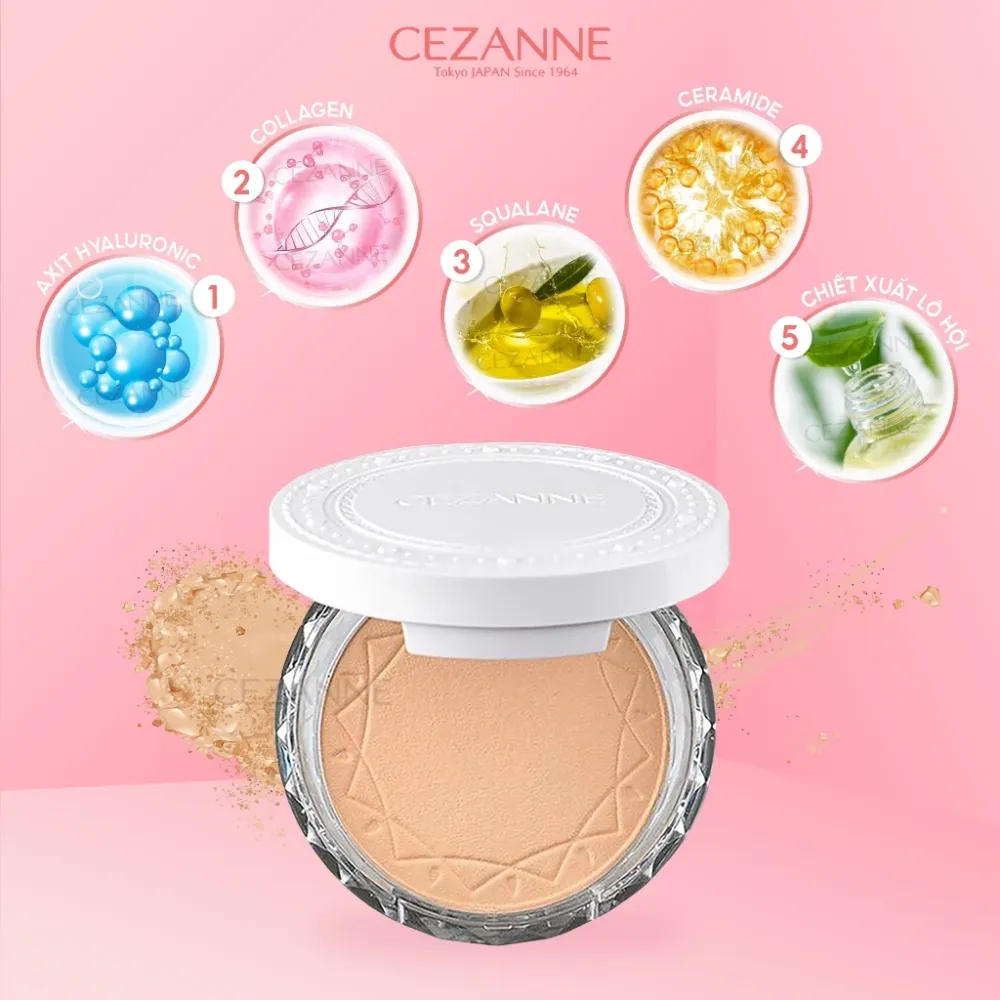 Phấn phủ Cezanner UV clear SPF28 PA++++ 10g