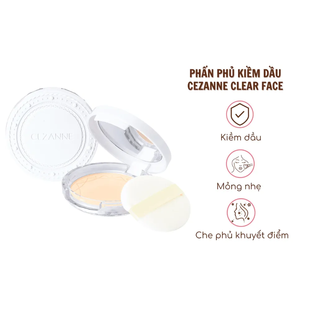 Phấn phủ Cezanner UV clear SPF28 PA++++ 10g