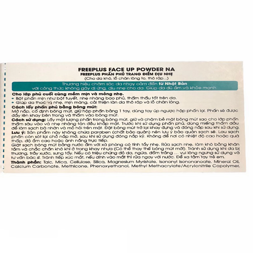 Phấn phủ Freeplus che khuyết điểm dịu nhẹ cho da 8g