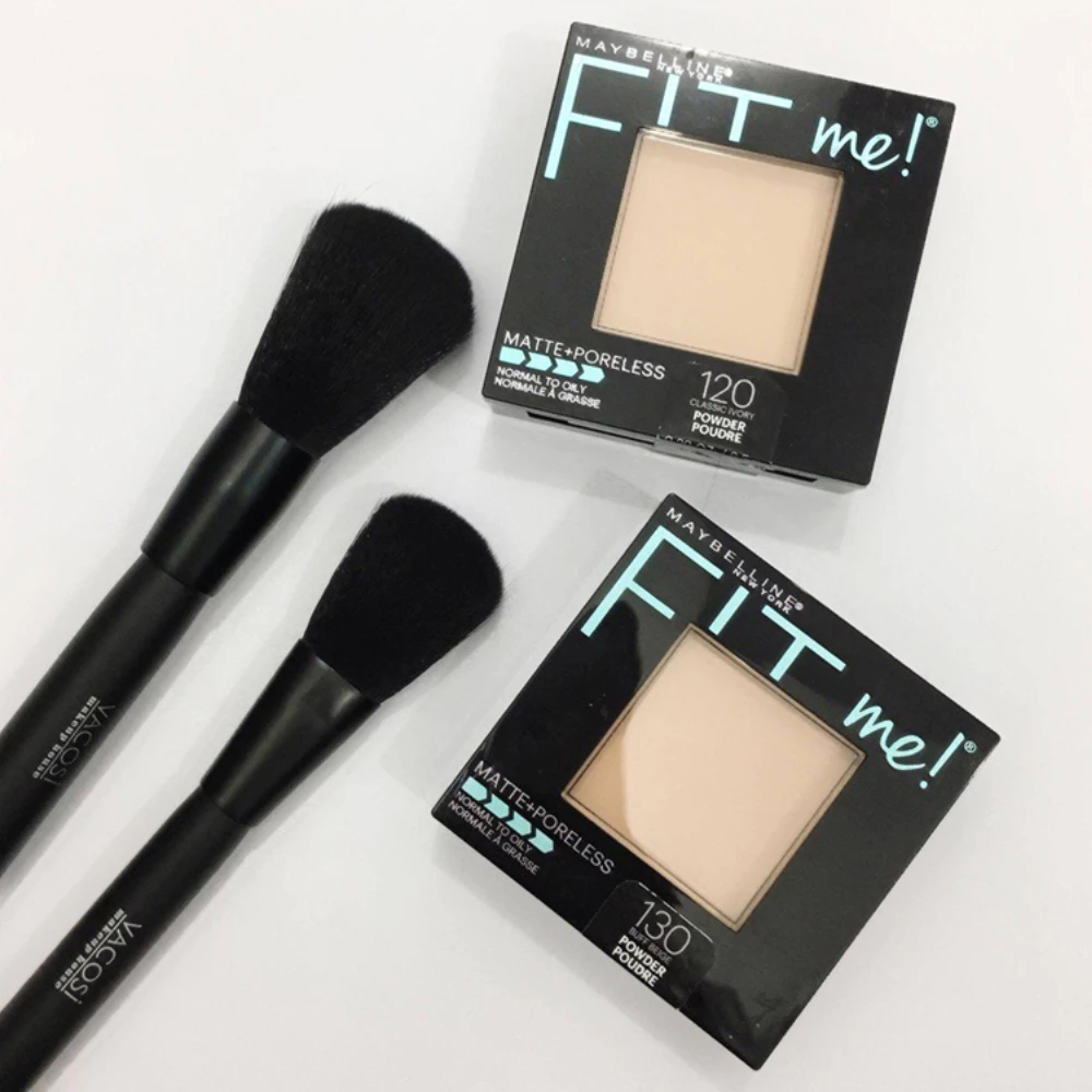 Phấn phủ Maybelline mịn lì kiềm dầu 110 Porcelain/120 Classic Ivory/130 Buff Beige/220 Natural Beige 8.5g