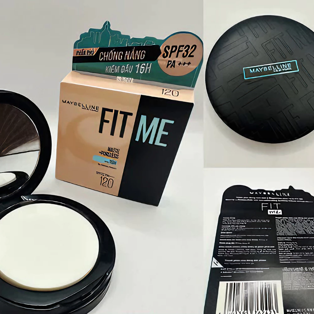 Phấn phủ Maybelline mịn nhẹ kiềm dầu chống nắng 6g #109/112/118/120