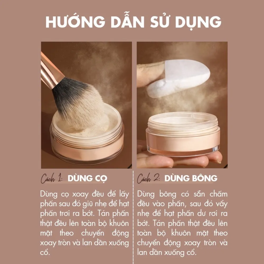 Phấn phủ dạng bột Silkygirl Shine Free 10g