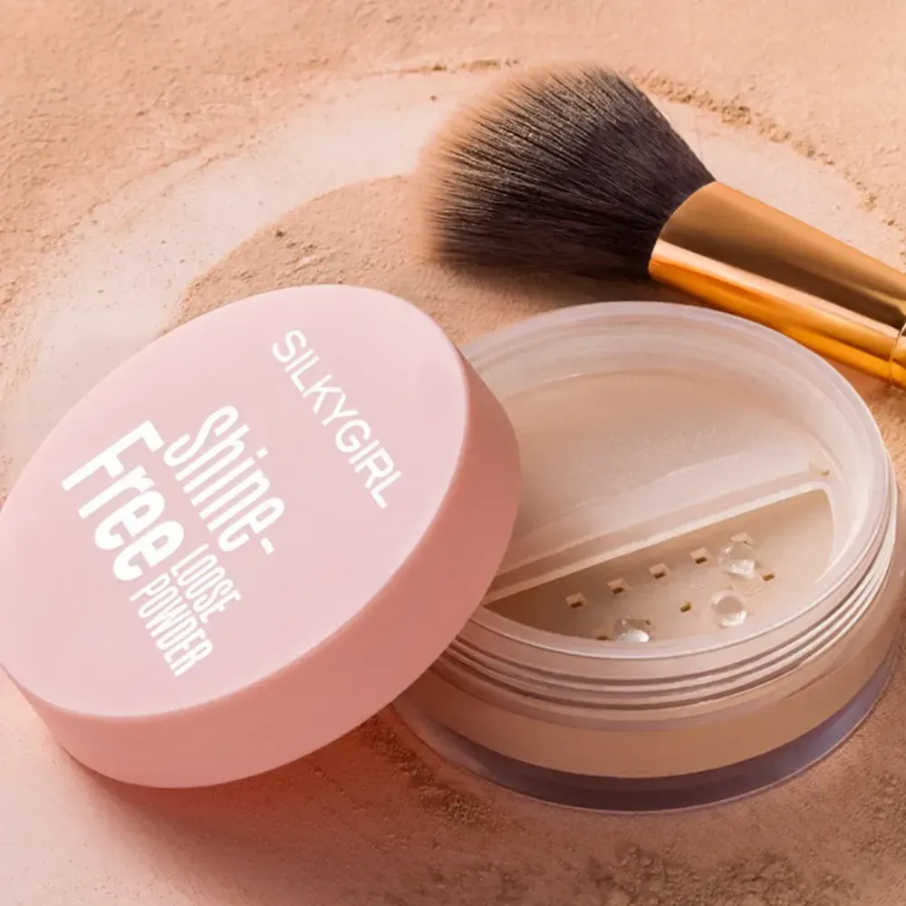 Phấn phủ dạng bột Silkygirl Shine Free 10g