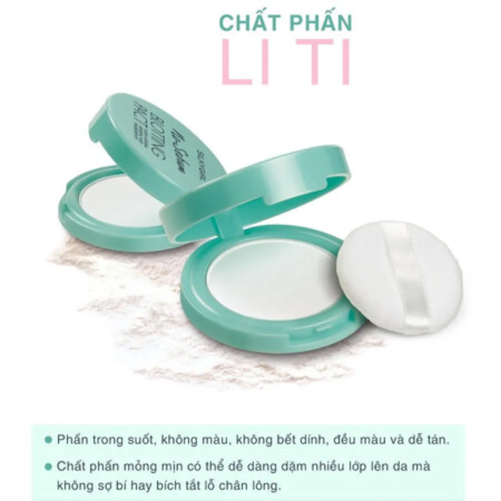 Phấn phủ Silkygirl khoáng kiềm dầu dạng nén không màu 7g