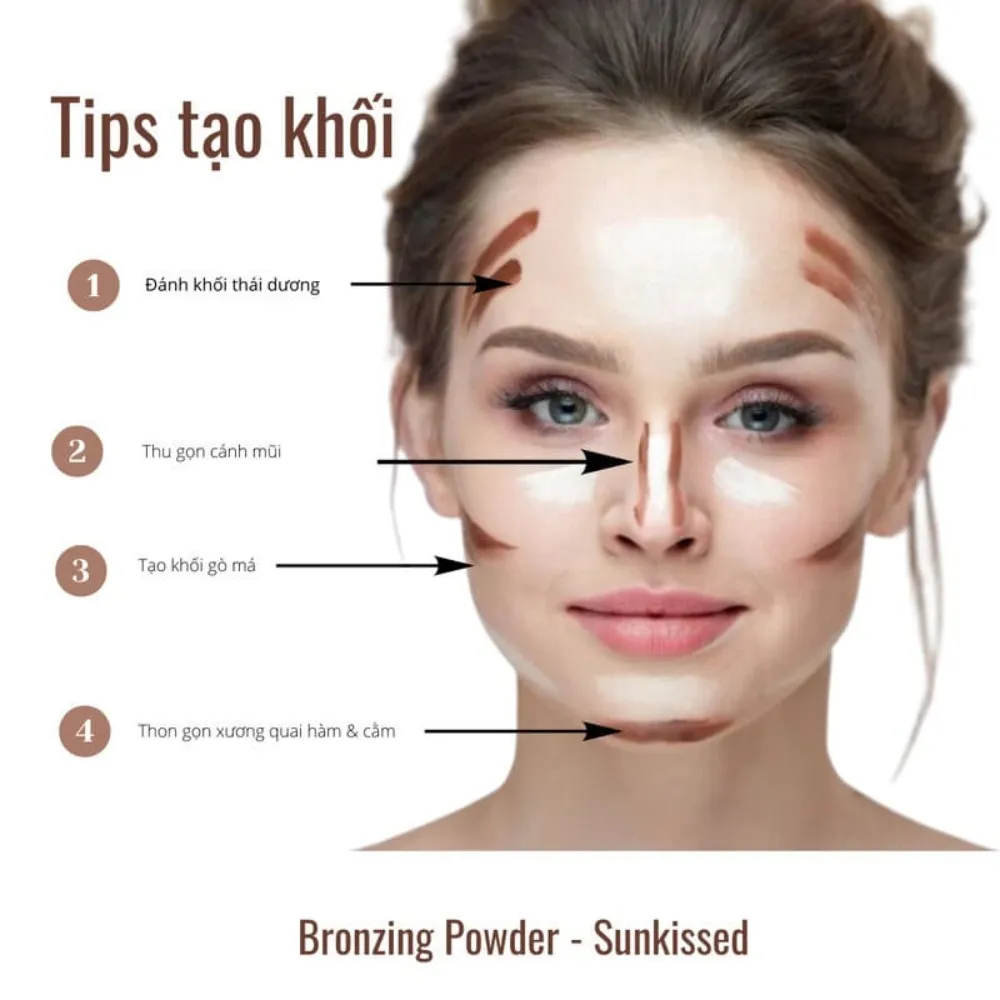 Phấn tạo khối Australis màu sunkissed 9g