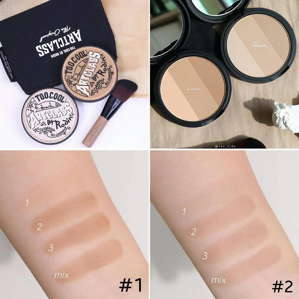 Phấn tạo khối Too Cool For School 01 màu đậm/1.5 màu trung tính/02 màu sáng  9.5g