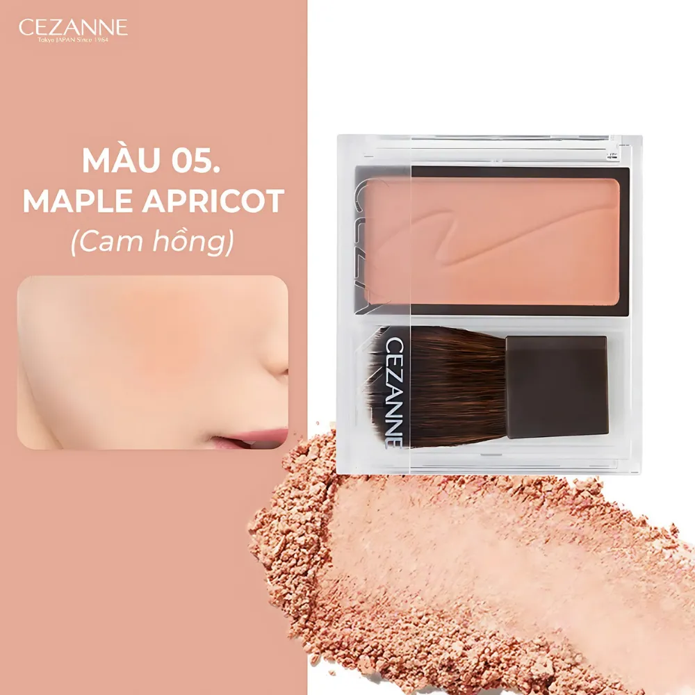 Phấn trang điểm cho má và mắt Cezanne 2.2g
