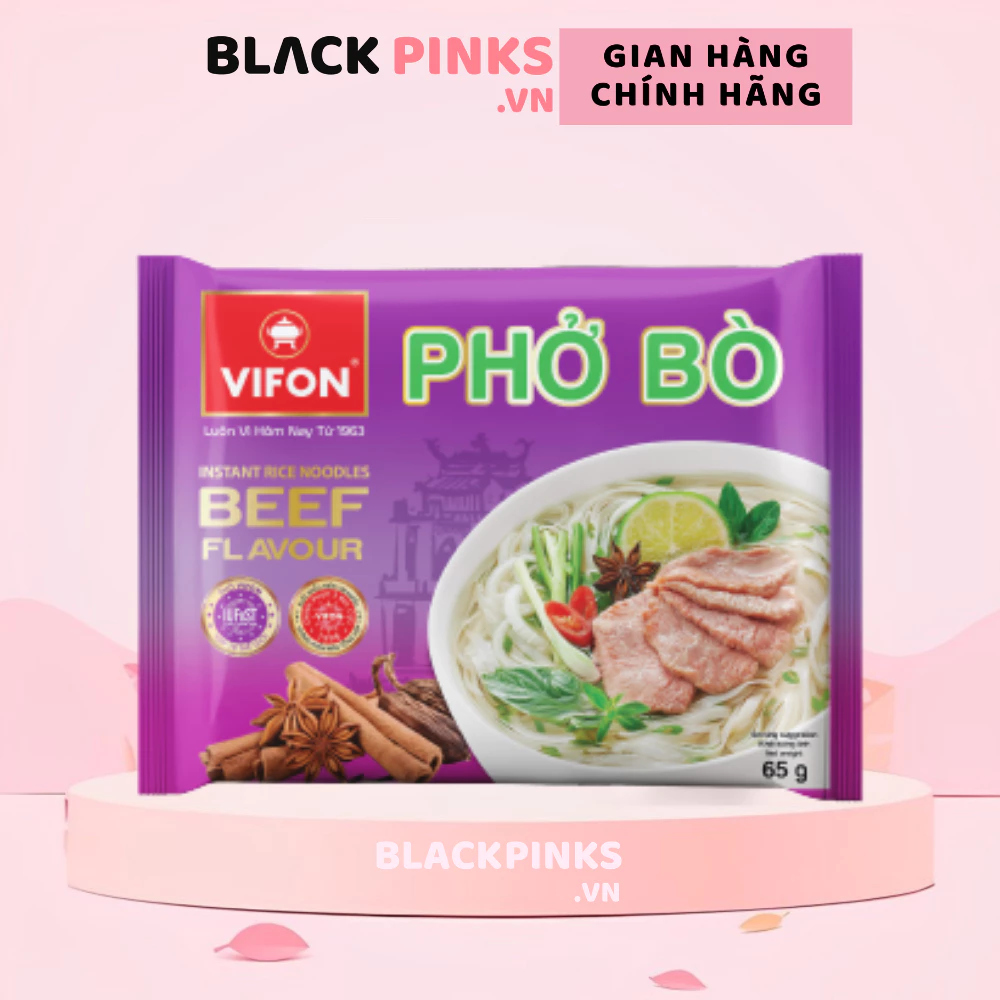 Phở gà/bò/chay rau nấm Vifon gói 65g