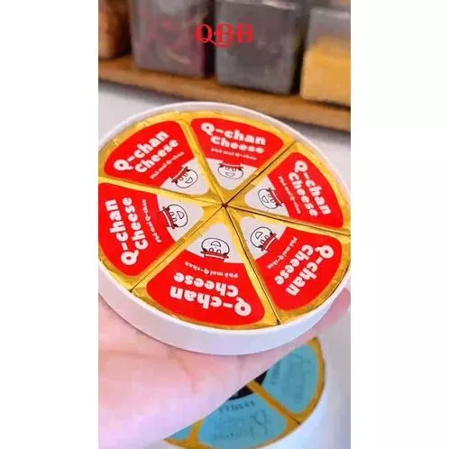 Phô mai Nhật QBB nhiều vị 90g cho bé từ 6 tháng tuổi