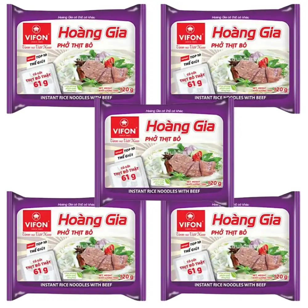 Phở thịt bò/gà Vifon Hoàng Gia gói 120g