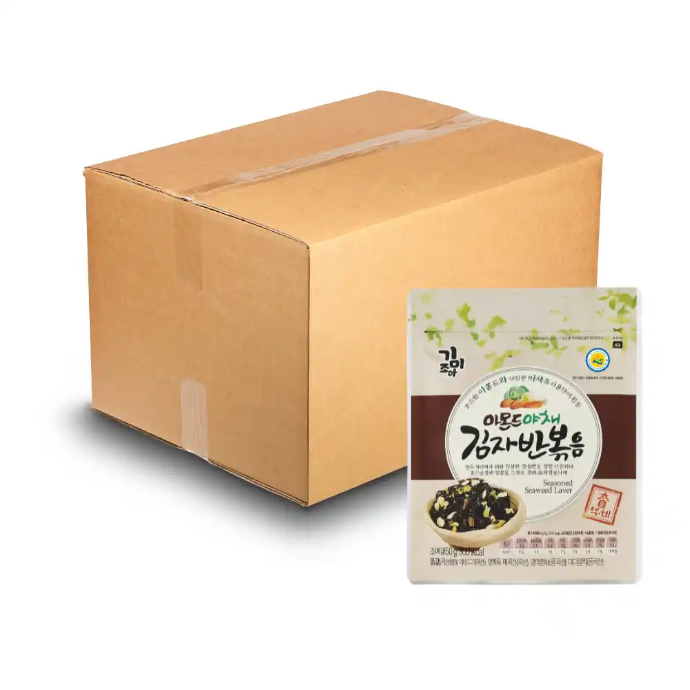 Rong biển trộn cơm Gimijoa vị hạnh nhân và rau củ/tôm và cá cơm gói 50g