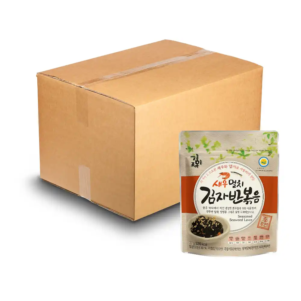 Rong biển trộn cơm Gimijoa vị hạnh nhân và rau củ/tôm và cá cơm gói 50g