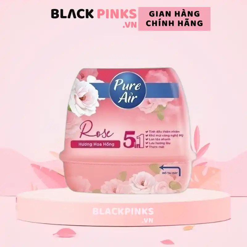 Sáp thơm khử mùi Pure Air hương cam chanh/hoa hồng/lavender/hoa anh đào 180g