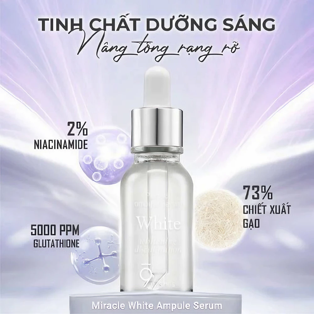 Serum 9Wishes dưỡng sáng da, giảm thâm 25ml.