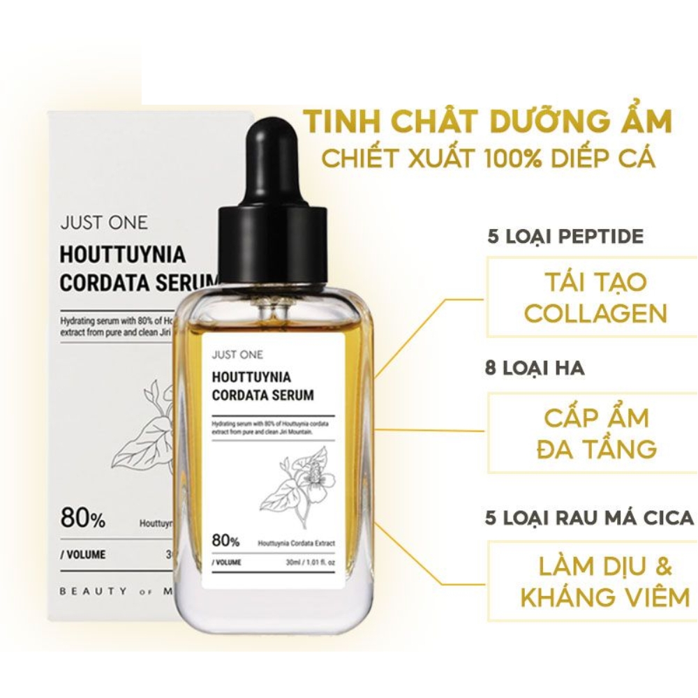 Serum B.O.M Just One chiết xuất diếp cá cho da mụn 30ml