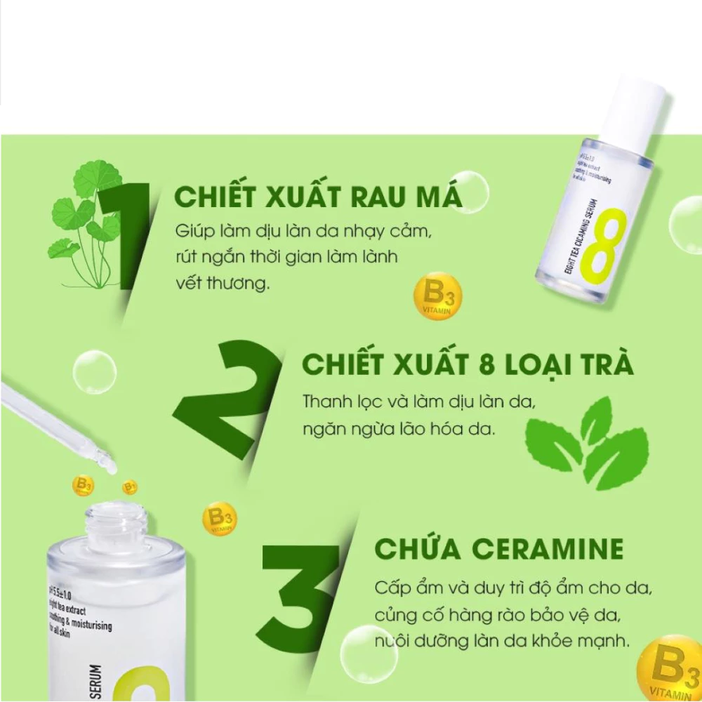 Serum B.O.M từ 8 loại trà làm dịu và cấp ẩm da 38ml