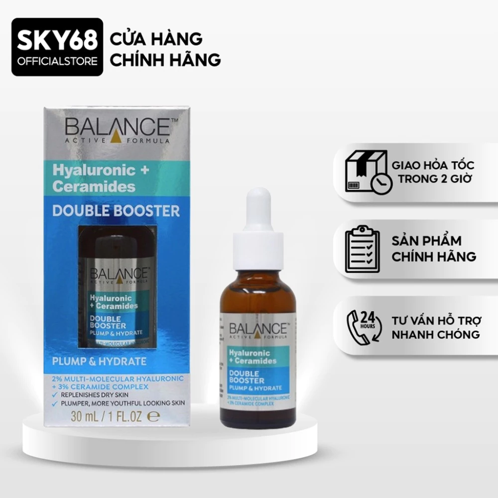 Serum Balance Active Formula cấp ẩm phục hồi chuyên sâu 30ml
