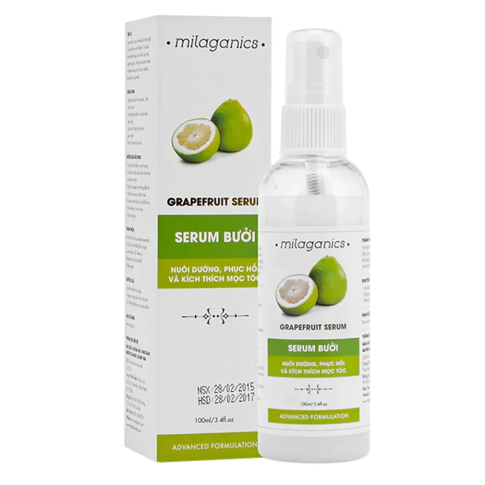 Serum bưởi Milaganics ngừa rụng & kích thích mọc tóc 100ml /150ml /250ml /500ml