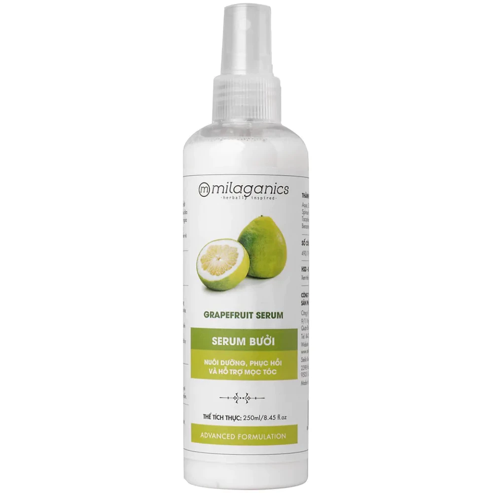 Serum bưởi Milaganics ngừa rụng & kích thích mọc tóc 100ml /150ml /250ml /500ml