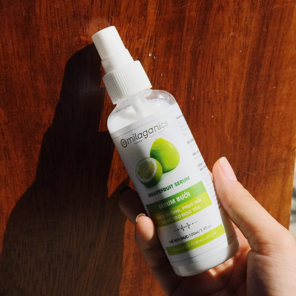 Serum bưởi Milaganics ngừa rụng & kích thích mọc tóc 100ml /150ml /250ml /500ml