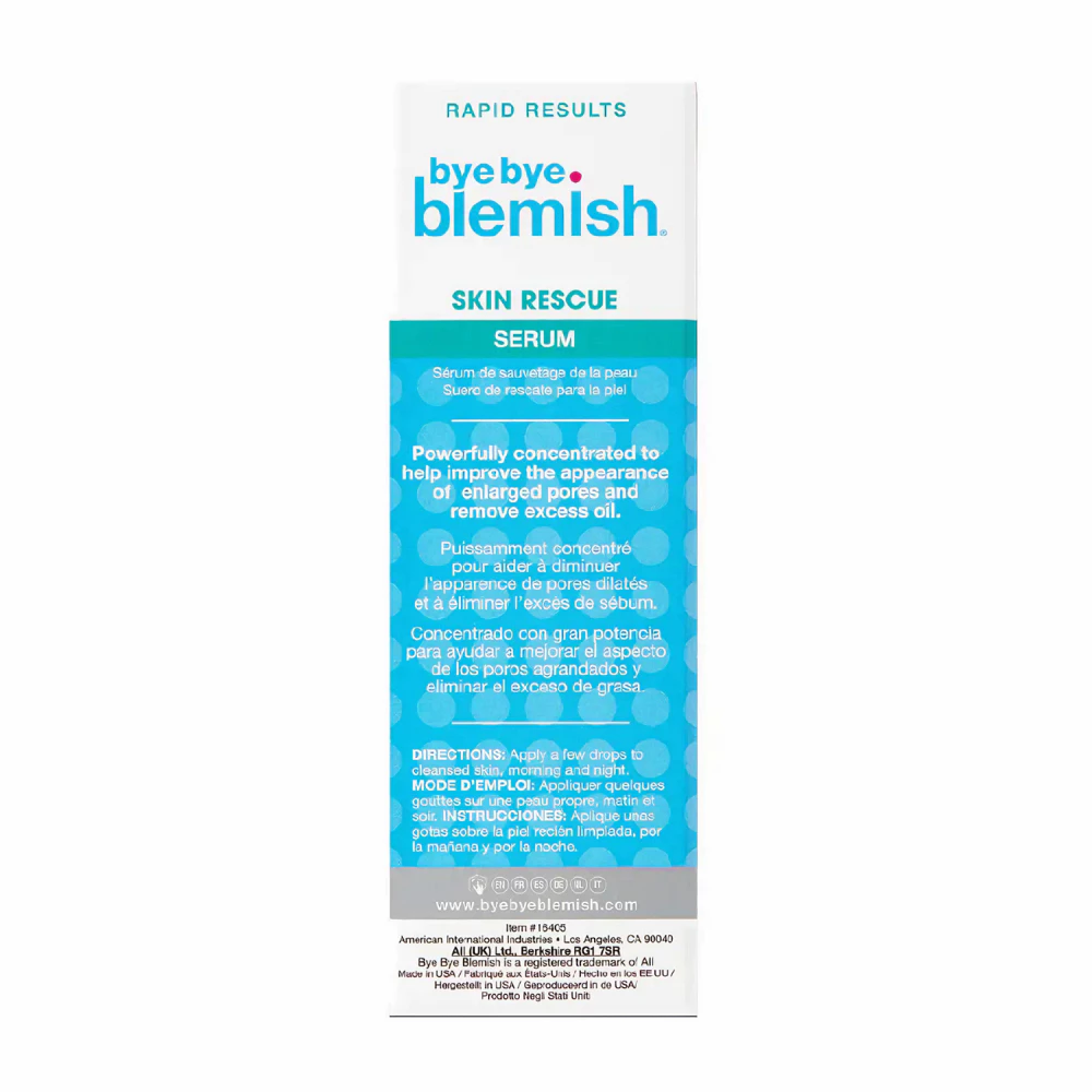 Serum Bye Bye Blemish phục hồi da, se khít lỗ chân lông 30ml