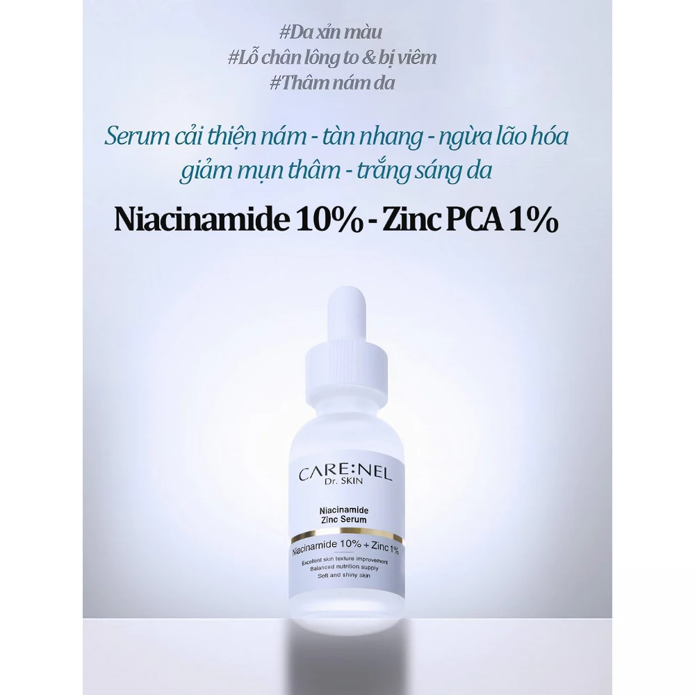 Serum Care:Nel làm sáng da, giảm mụn thâm 30ml