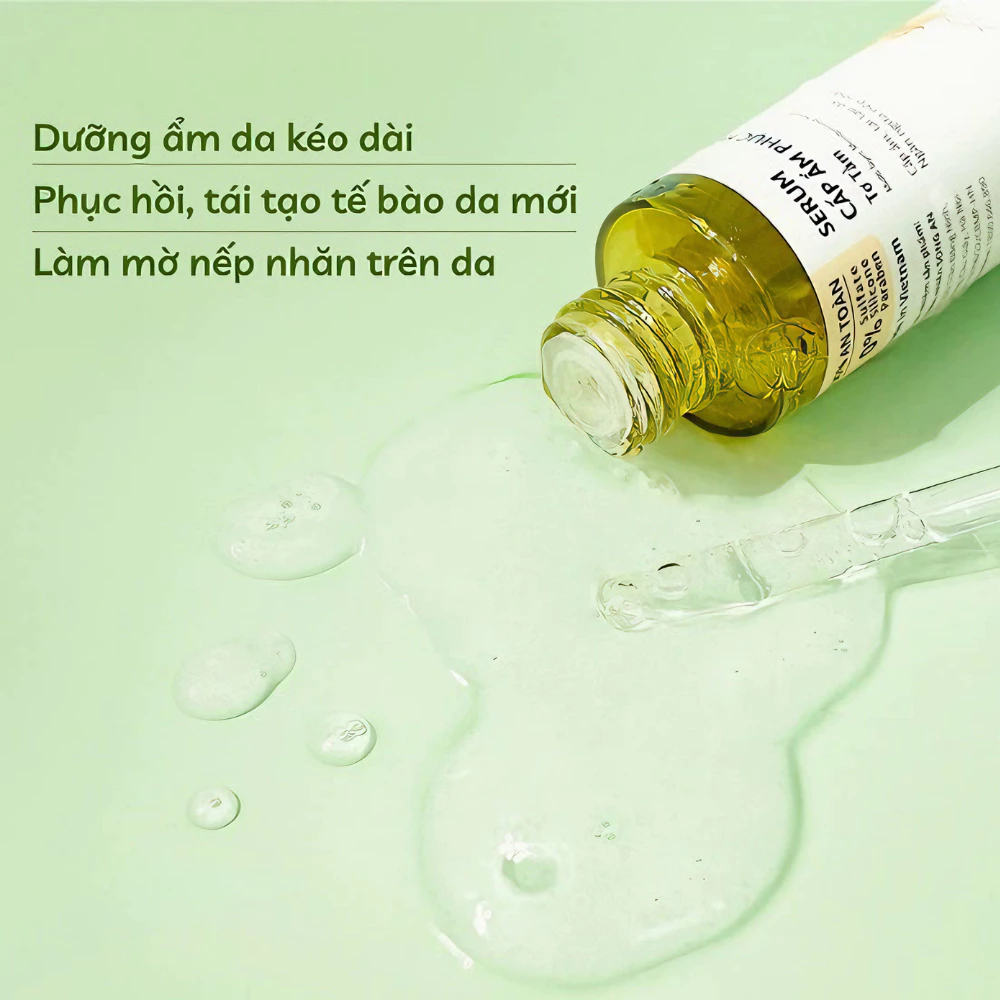 Serum Cỏ Mềm cấp ẩm phục hồi tơ tằm 30ml