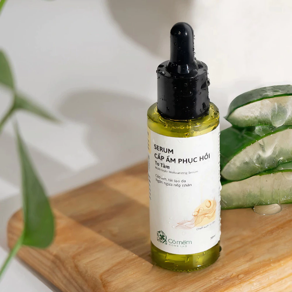 Serum Cỏ Mềm cấp ẩm phục hồi tơ tằm 30ml