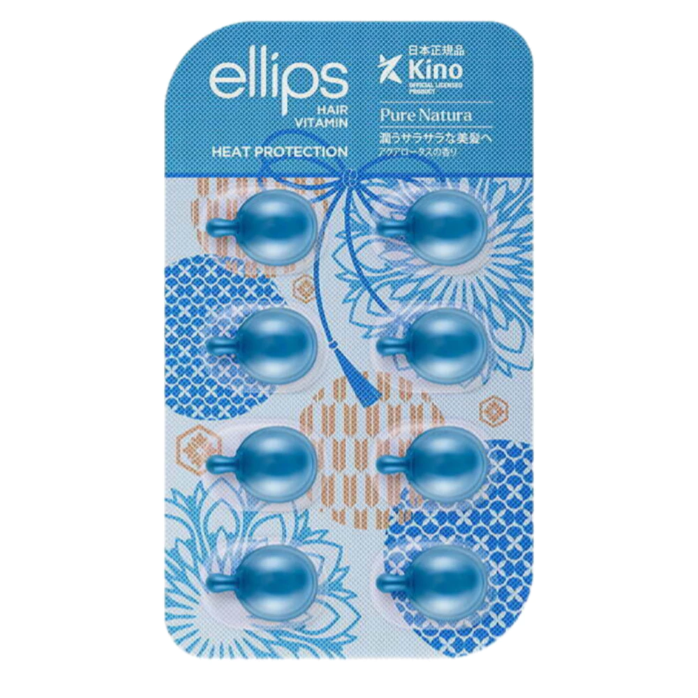 Serum dưỡng tóc Ellips Vitamin hương hoa sen nước /ngọt ngào vỉ 8 viên