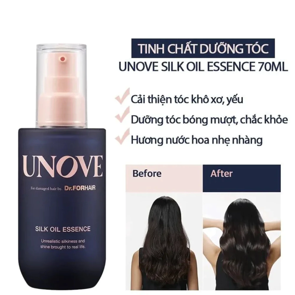 Serum dưỡng tóc Unove chăm sóc tóc khô và hư tổn 70ml