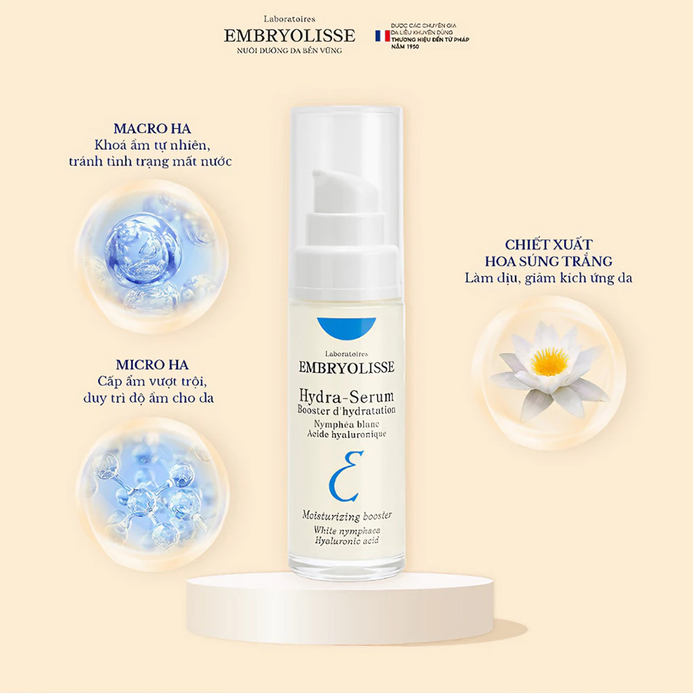 Serum Embryolisse Double HA cấp ẩm đa tầng 30ml