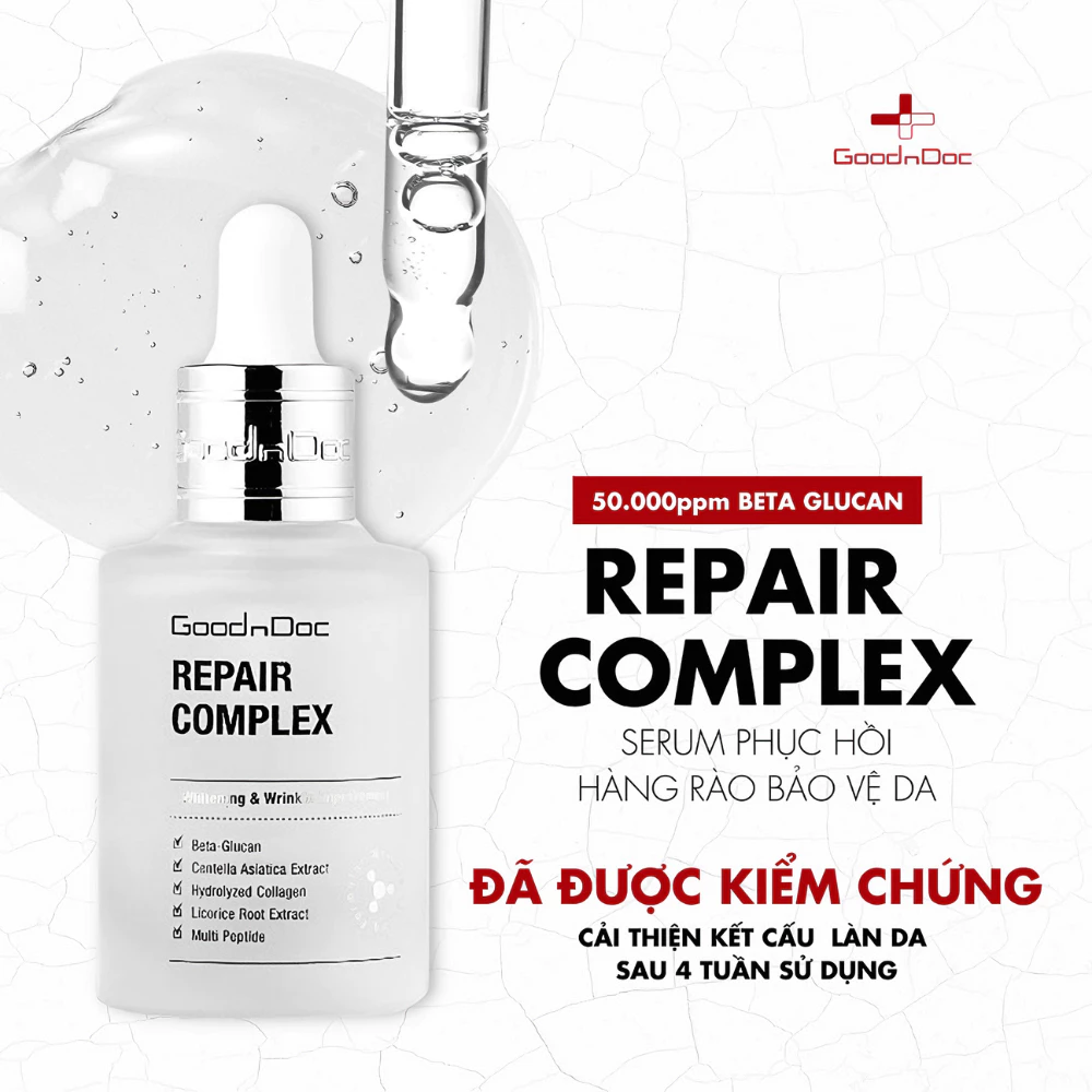 Serum GoodnDoc dưỡng ẩm, mờ nhăn & giúp da tươi sáng 30ml