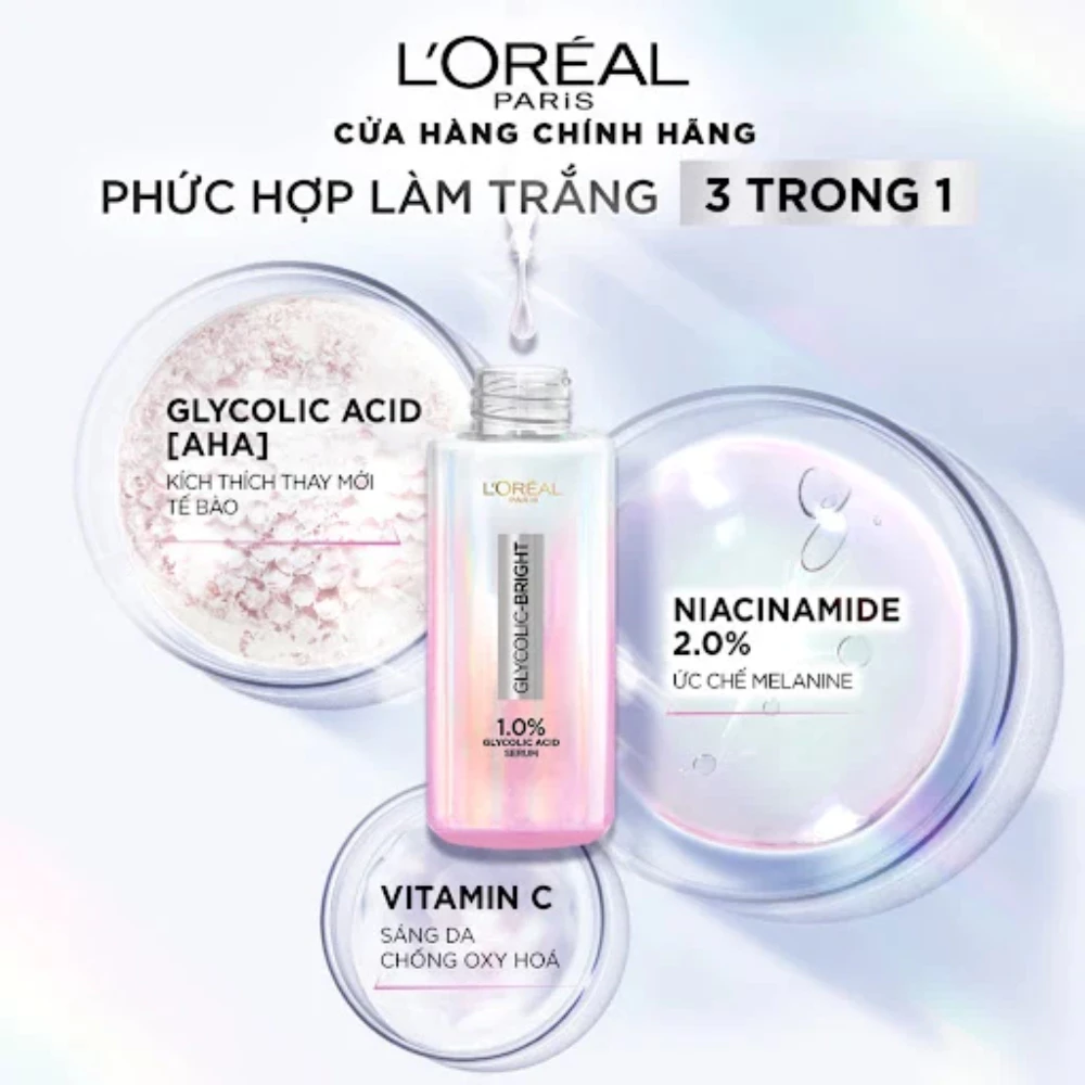 Serum L'Oreal dưỡng sáng và mờ thâm nám 30ml