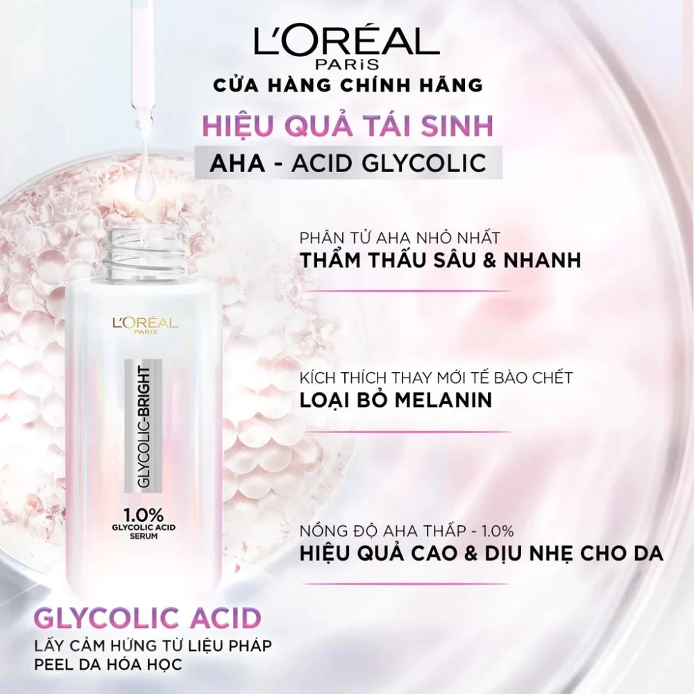 Serum L'Oreal dưỡng sáng và mờ thâm nám 30ml