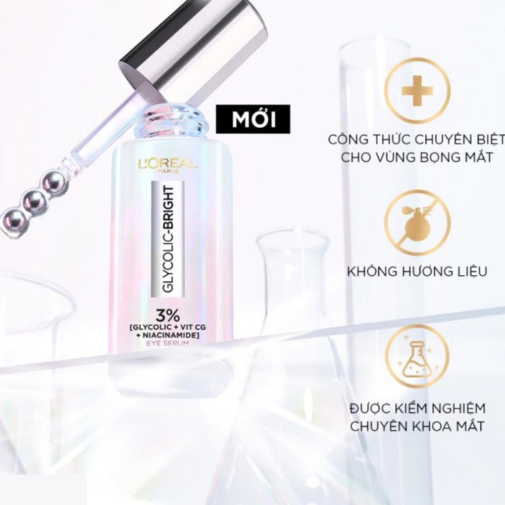 Serum L'Oreal dưỡng sáng và mờ thâm vùng mắt 20ml