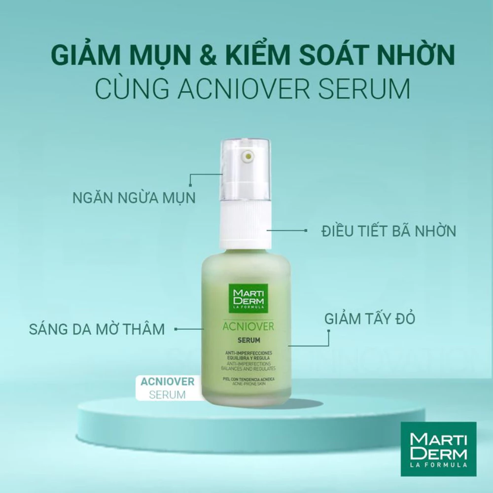 Serum Martiderm giảm mụn và kiểm soát nhờn 30ml